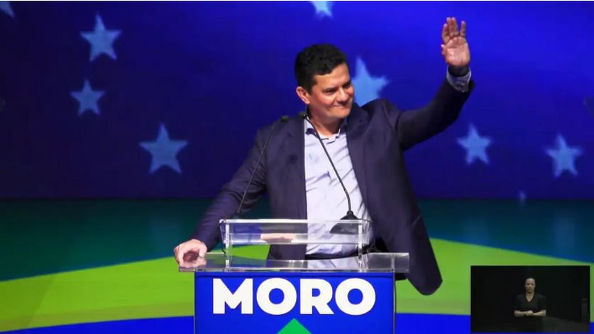 Moro se filiou ao Podemos e lançou sua pré-candidatura a Presidente, depois traiu o partido. Foto Divulgação Da justiça à desgraça: União Brasil incluiu provas contra o Sérgio Moro