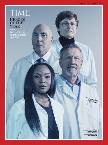 Os cientistas que trabalharam na vacina COVID-19 foram nomeados Heróis do Ano do Time. Mattia Balsamini para TIME